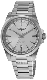 Longines Conquest Srebrny/Stal Ø41 mm L3.830.4.72.6
