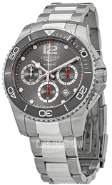 Longines Hydroconquest Szary/Stal Ø43 mm L3.883.4.76.6
