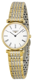 Longines Grande Classique Biały/Stal w odcieniu złota Ø24 mm L4.209.2.11.7