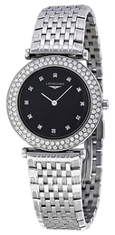Longines Grande Classique Czarny/Stal Ø29 mm L4.308.0.57.6