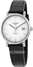 Longines Elegant Biały/Skóra Ø29 mm L4.310.4.12.2