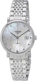 Longines Elegant Biały/Stal Ø29 mm L4.310.4.87.6