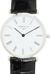 Longines La Grande Classique De Longines Biały/Skóra Ø29 mm L4.512.4.11.2