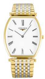 Longines Grande Classique Biały/Stal w odcieniu złota Ø29.7 mm L4.705.2.11.7