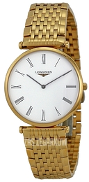 Longines Grande Classique Biały/Stal w odcieniu złota Ø33 mm L4.709.2.11.8