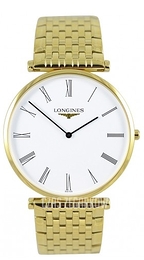 Longines Grande Classique Biały/Stal w odcieniu złota Ø37 mm L4.766.2.11.8