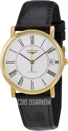 Longines Grande Classique Biały/Skóra Ø34.5 mm L4.778.6.11.0