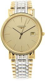 Longines Presences Żółte złoto/Stal w odcieniu złota Ø38.5 mm L4.790.2.32.7
