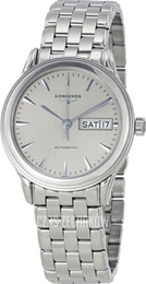 Longines Flagship Srebrny/Stal Ø35.6 mm L4.799.4.72.6