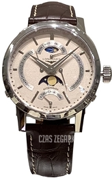 Longines The Longines 1832 Kremowy/Skóra Ø42 mm L4.828.4.92.2