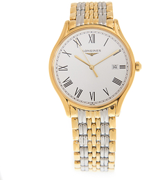 Longines Lyre Biały/Stal w odcieniu złota Ø39 mm L4.859.2.11.7