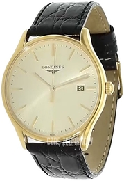 Longines Grande Classique Żółte złoto/Skóra Ø38.5 mm L4.859.2.32.2