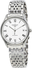 Longines Grande Classique Biały/Stal Ø35 mm L4.860.4.11.6