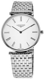 Longines La Grande Classique De Longines Biały/Stal Ø38 mm L4.866.4.11.6