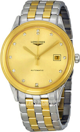 Longines Flagship Żółte złoto/Stal w odcieniu złota Ø38.5 mm L4.874.3.37.7