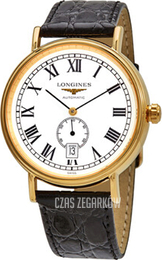 Longines Presence Biały/Skóra Ø40 mm L4.905.2.11.2
