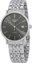 Longines Elegant Szary/Stal Ø39 mm L4.910.4.72.6