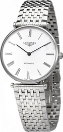 Longines La Grande Classique De Longines Biały/Stal Ø38 mm L4.918.4.11.6