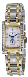 Longines DolceVita Biały/18 karatowe żółte złoto L5.155.5.09.7