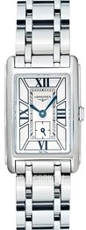 Longines Dolcevita Biały/Stal 20.8x32 mm L5.255.4.75.6