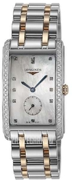 Longines DolceVita Biały/18 karatowe różowe złoto L5.258.5.89.7