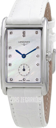 Longines DolceVita Biały/Skóra L5.512.4.87.2