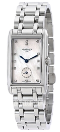 Longines DolceVita Biały/Stal L5.512.4.87.6