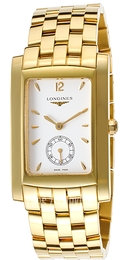 Longines DolceVita Biały/18 karatowe żółte złoto L5.655.6.16.6