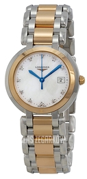 Longines PrimaLuna Biały/18 karatowe różowe złoto Ø30 mm L8.112.5.87.6