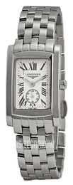 Longines DolceVita Biały/Stal 25x20 mm L5.155.4.71.6