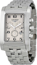 Longines DolceVita Biały/Stal 41x34 mm L5.687.4.73.6