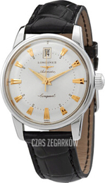 Longines Heritage Srebrny/Skóra Ø35 mm L1.611.4.75.4
