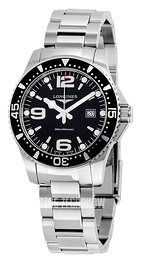Longines Hydroconquest Czarny/Stal Ø39 mm L3.640.4.56.6