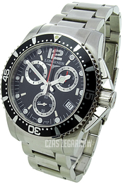 Longines HydroConquest Czarny/Stal Ø41 mm L3.643.4.56.6