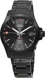 Longines Conquest V.H.P. Czarny/Stal Ø41 mm L3.718.2.56.6