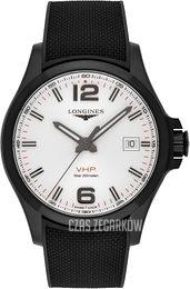 Longines Conquest V.H.P. Srebrny/Guma Ø43 mm L3.726.2.76.9