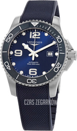 Longines Hydroconquest Niebieski/Guma Ø43 mm L3.782.4.96.9