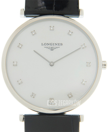 Longines La Grande Classique De Longines Biały/Skóra Ø33 mm L4.709.4.88.2