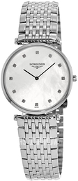 Longines La Grande Classique De Longines Biały/Stal Ø33 mm L4.709.4.88.6
