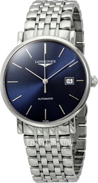 Longines Elegant Niebieski/Stal Ø39 mm L4.910.4.92.6
