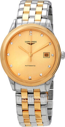 Longines Flagship Żółte złoto/Stal w odcieniu złota Ø38.5 mm L4.974.3.37.7
