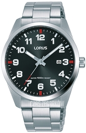 Lorus Classic Czarny/Stal Ø39 mm RH973JX5