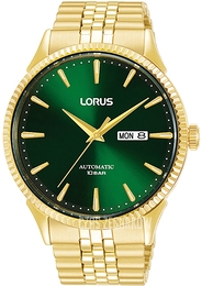 Lorus Classic Zielony/Stal w odcieniu złota Ø43 mm RL468AX9