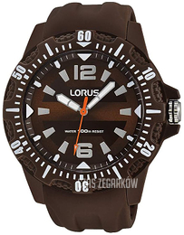 Lorus Sports Brązowy/Guma Ø48 mm RRX15EX9