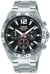 Lorus Classic Czarny/Stal Ø42 mm RT333JX9