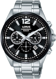 Lorus Sports Czarny/Stal Ø43 mm RT381JX9