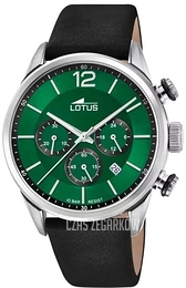 Lotus Classic Zielony/Skóra Ø43 mm 18689/4