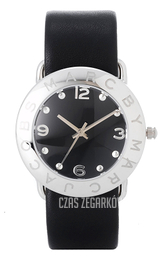 Marc by Marc Jacobs Amy Czarny/Skóra Ø36 mm MBM1140