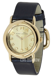 Marc by Marc Jacobs Marci Żółte złoto/Skóra Ø33 mm MBM1221