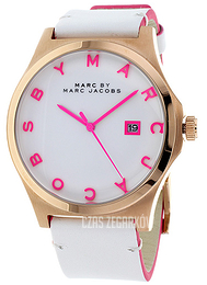 Marc by Marc Jacobs Henry Biały/Skóra Ø43 mm MBM1248
